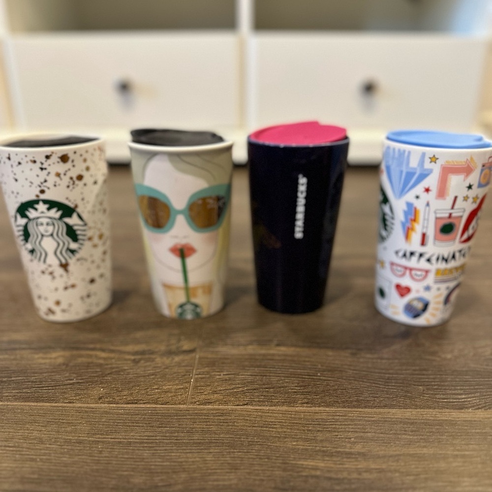 Starbucks Ceramic Hot Cups Set of 4